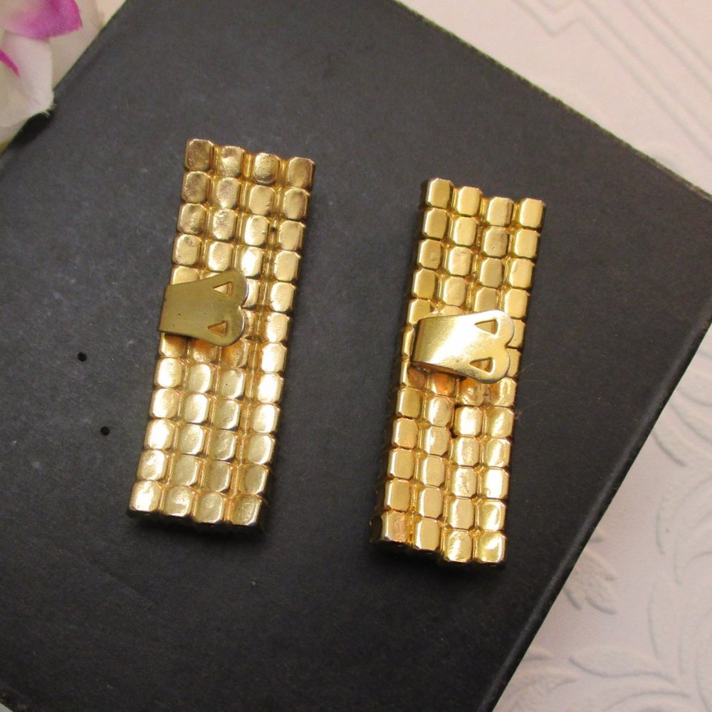 VINTAGE Convertible Aurora Borealis Rhinestone Shoe Clips - Picture 12 of 12